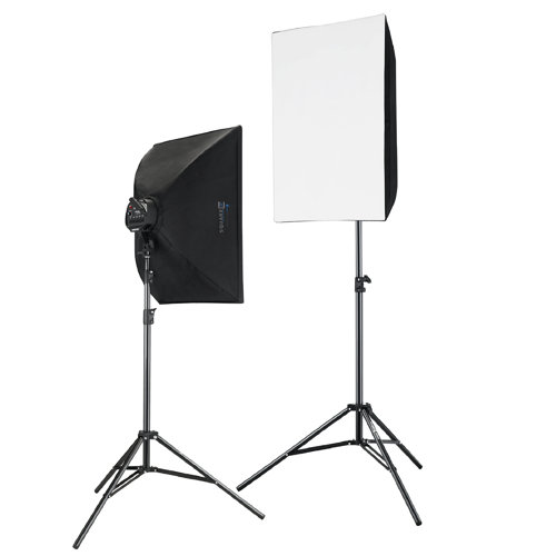 Square Perfect 2000 W Photography and Digital Video Continuous Light Kit Wayfair